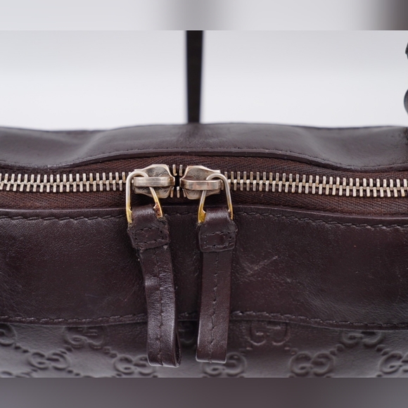 AV56❤️ GUCCI Guccissima Mayfair Top Handle Satchel - Picture 9 of 15